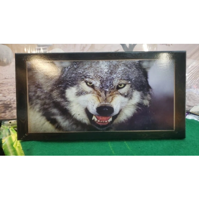 Нарды деревянные средние "Оскал волка" 50*25