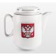 Чайный набор с подстаканником и фарфором чайником