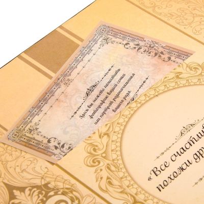 Родословная книга с рамкой под фото "Семейная летопись", 21,5 х 23,7 см
