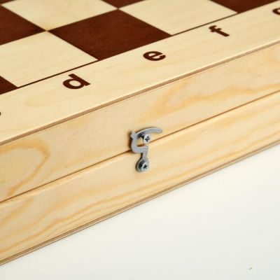 Шахматы гроссмейстерские,  43х21.5х5.5, h=5.6-11.3 см, d=3.4-4 см