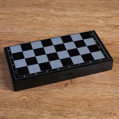 Игра настольная "Шахматы", магнитная доска, 24.5 х 24.5 см