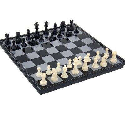 Игра настольная "Шахматы", магнитная доска 32 х 32 см