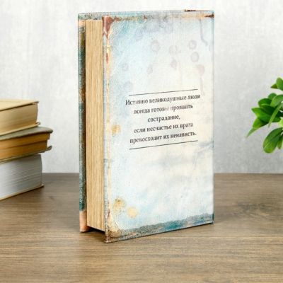 Сейф шкатулка книга "Граф Монте-Кристо" 21х13х5 см
