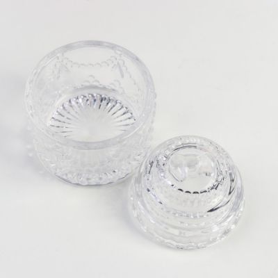Шкатулка стекло "Тортик" прозрачный 8,5х7х7 см