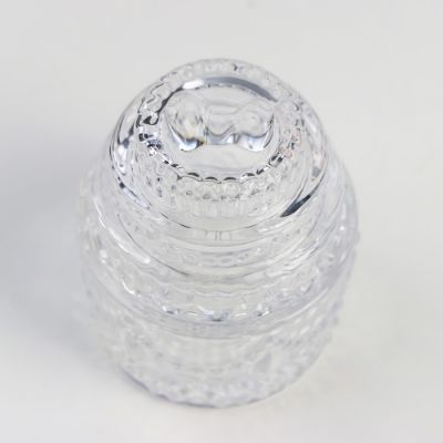 Шкатулка стекло "Тортик" прозрачный 8,5х7х7 см