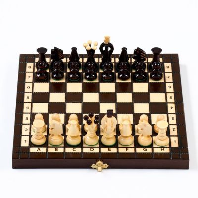 Шахматы "Королевские", 28 х 28 см, король h=6 см, пешка h-3 см