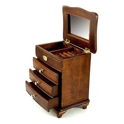 Шкатулка ювелирная "MORETTO" 4-ярусная 17*13*22см