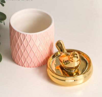 Шкатулка керамика "Золотая птичка" 13х7,5х7,5 см
